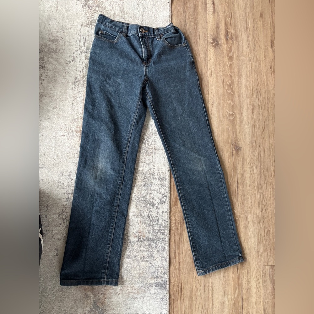 Sears Kid’s Straight Fit Dark Blue Jeans